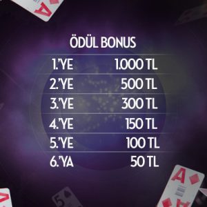Ödül dağılımı