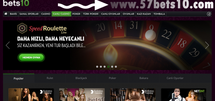 57bets10.com Güncel Adres Olarak Belirlendi