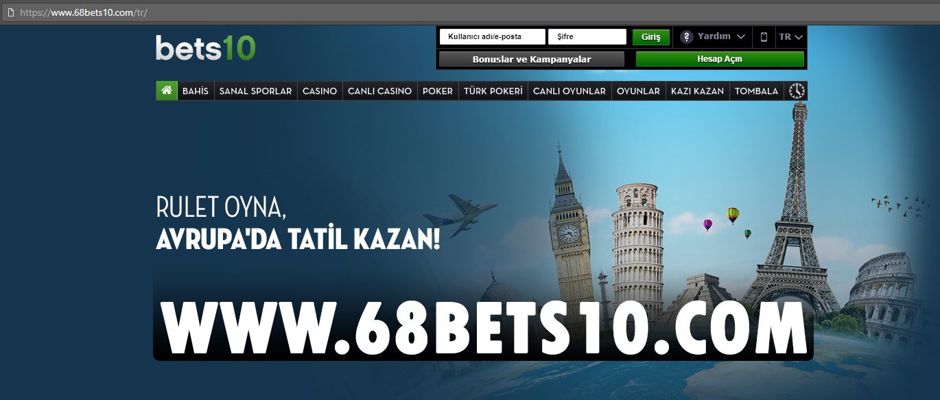 68 Bets10.com En Güncel Adres