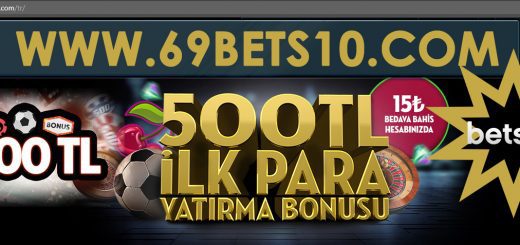 69Bets10 Yeni Adresi Bonus Yağmuru ile Beraber Geldi