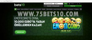75Bets10.com Yeni Adres ve Emoticoins Kampanyası