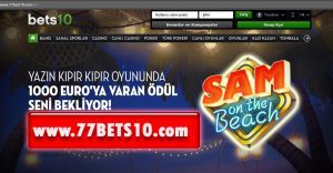 77Bets10.Com Adresi ve Sam On The Beach Bonusu