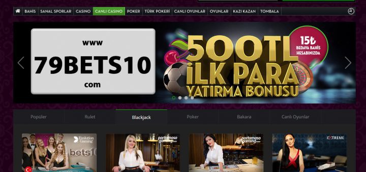 79Bets10.com Güncel Adres ve Canlı Casino Ödülü