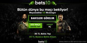 Mayweather - McGregor Maçına Bedava Bahis