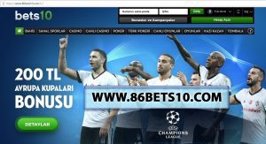 86Bets10.com Avrupa Kupaları Bonusu