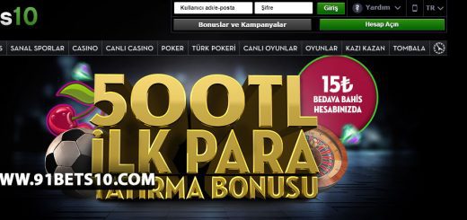 91Bets10.com Yeni Giriş Adresi