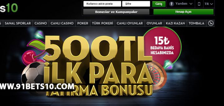 91Bets10.com Yeni Giriş Adresi
