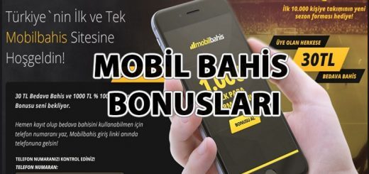 Mobil Bahis Bonusları